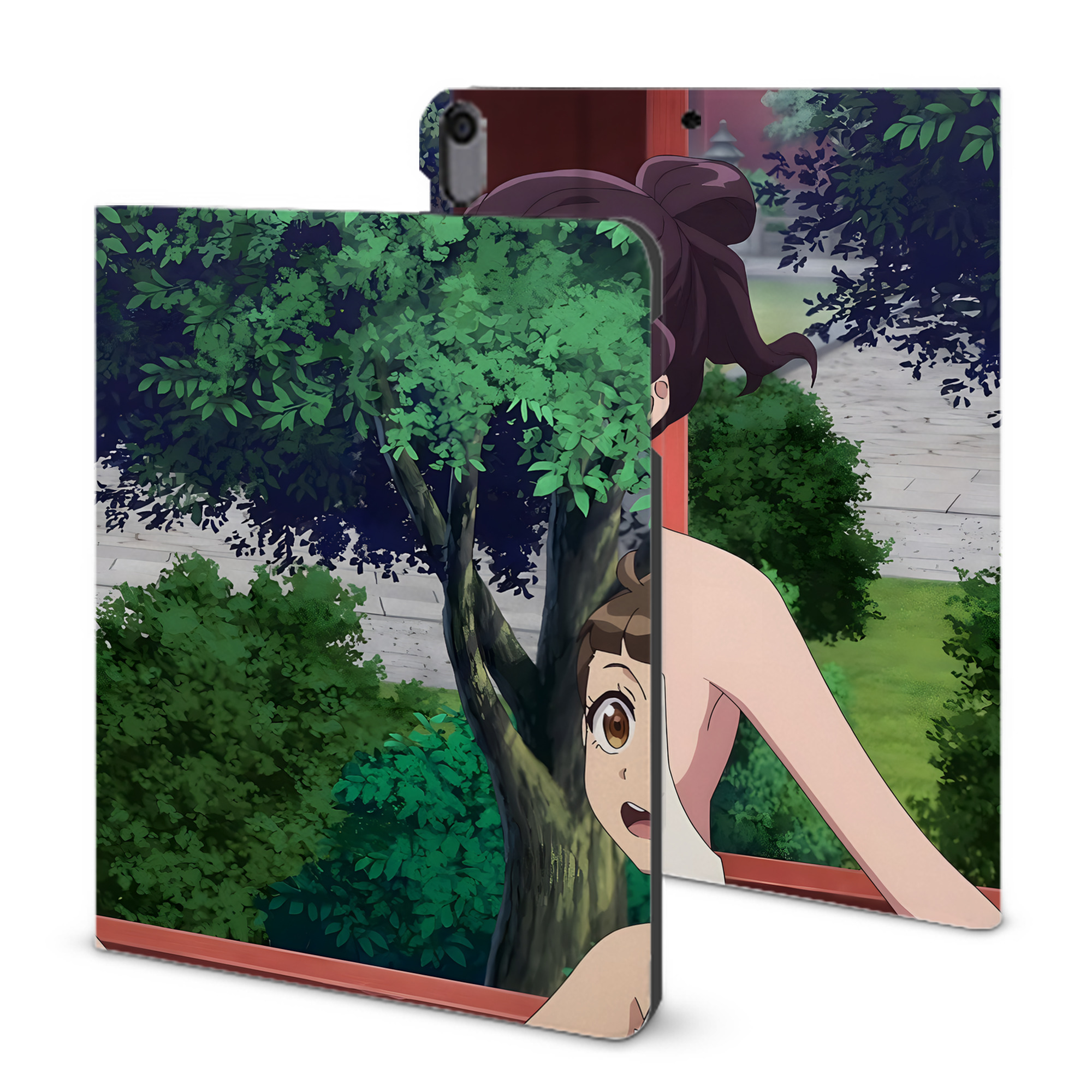 （画像用） 薬屋のひとりごと The Apothecary Diaries IPad ケース ブック型 PUレザー TPU 耐衝撃 軽量 薄型 ペン収納なし 全面保護 IPad 各モデル対応